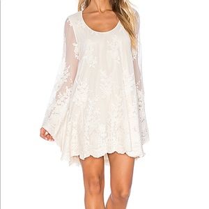 Fannie Flow Dress in Lila Lace Pear